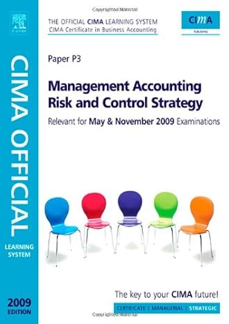 CIMA Official Learning System Management Accounting Risk And Control ...
