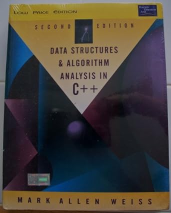 Data Structures And Algorithm Analysis In C Mark A. Weiss PDF ...