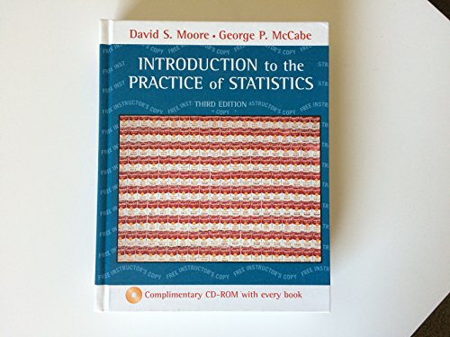 George Mccabe Introduction To The Practice Of Statistics 10th Edition David S. Moore ...