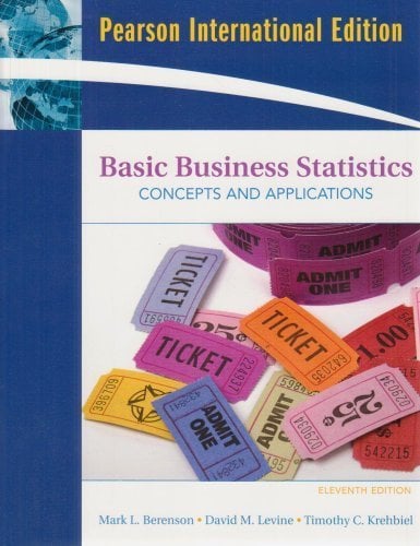 Basic Business Statistics Concepts And Applications L. Berenson Mark ...
