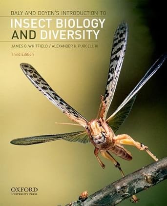 Daly And Doyens Introduction To Insect Biology And Diversity James B ...