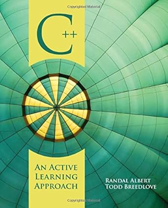 C++ An Active Learning Approach Randal Albert ,Todd Breedlove PDF ...