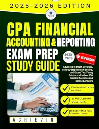 Cpa Financial Accounting And Reporting Exam Prep 2025 2026 Study Guide ...
