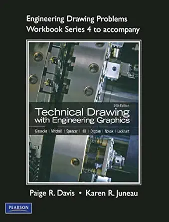 Sample Problem Technical Drawing Engineering Drawing Problems Workbook For Technical Drawing With ...