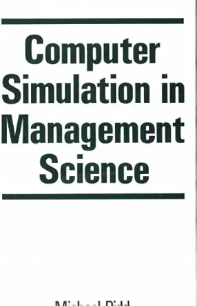 Computer Simulation In Management Science Michael Pidd PDF ...
