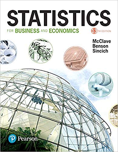 Statistics For Business And Economics 15th Edition Jeffrey D. Camm