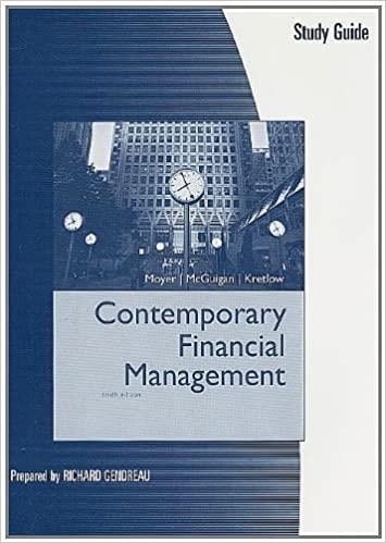 Contemporary Financial Management 14th Edition R. Charles Moyer