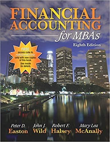 Financial Accounting For MBAs 7th Edition Easton 9781618532312