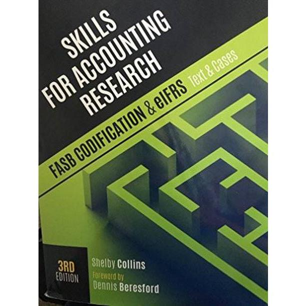 Skills For Accounting Research FASB Codification And EIFRS Text And ...