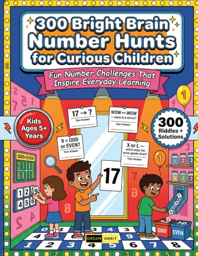 300 Bright Brain Number Hunt For Curious Children Ages 5+ Grow ...