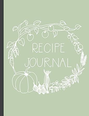 Recipe Journal Blank Recipe Book To Record Family Recipes Cookery ...