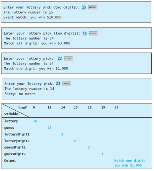 [SOLVED] Revise Listing 3.8, Lottery.java, to generate a lottery of a ...