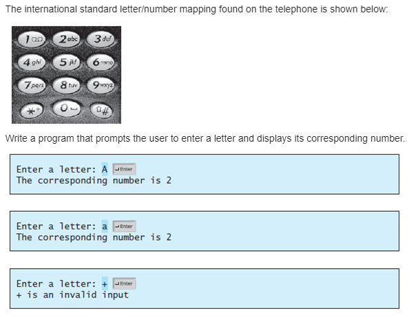 [SOLVED] The international standard letter/number mapping for ...