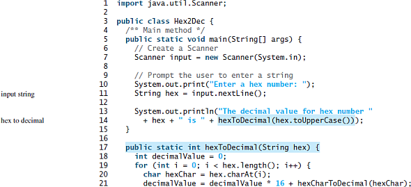 [SOLVED] Exercise 12.6 implements the hex2Dec method to throw a ...