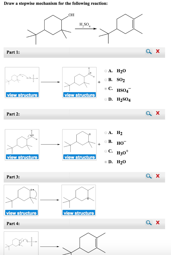 [SOLVED] Draw a stepwise mechanism for the following reaction: Part 1 ...