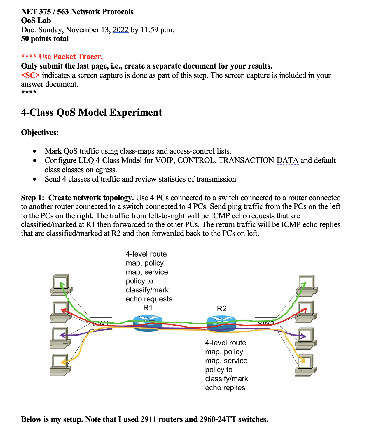 [SOLVED] show all screenshots for 3-10 using packet tracer PLEASE ...
