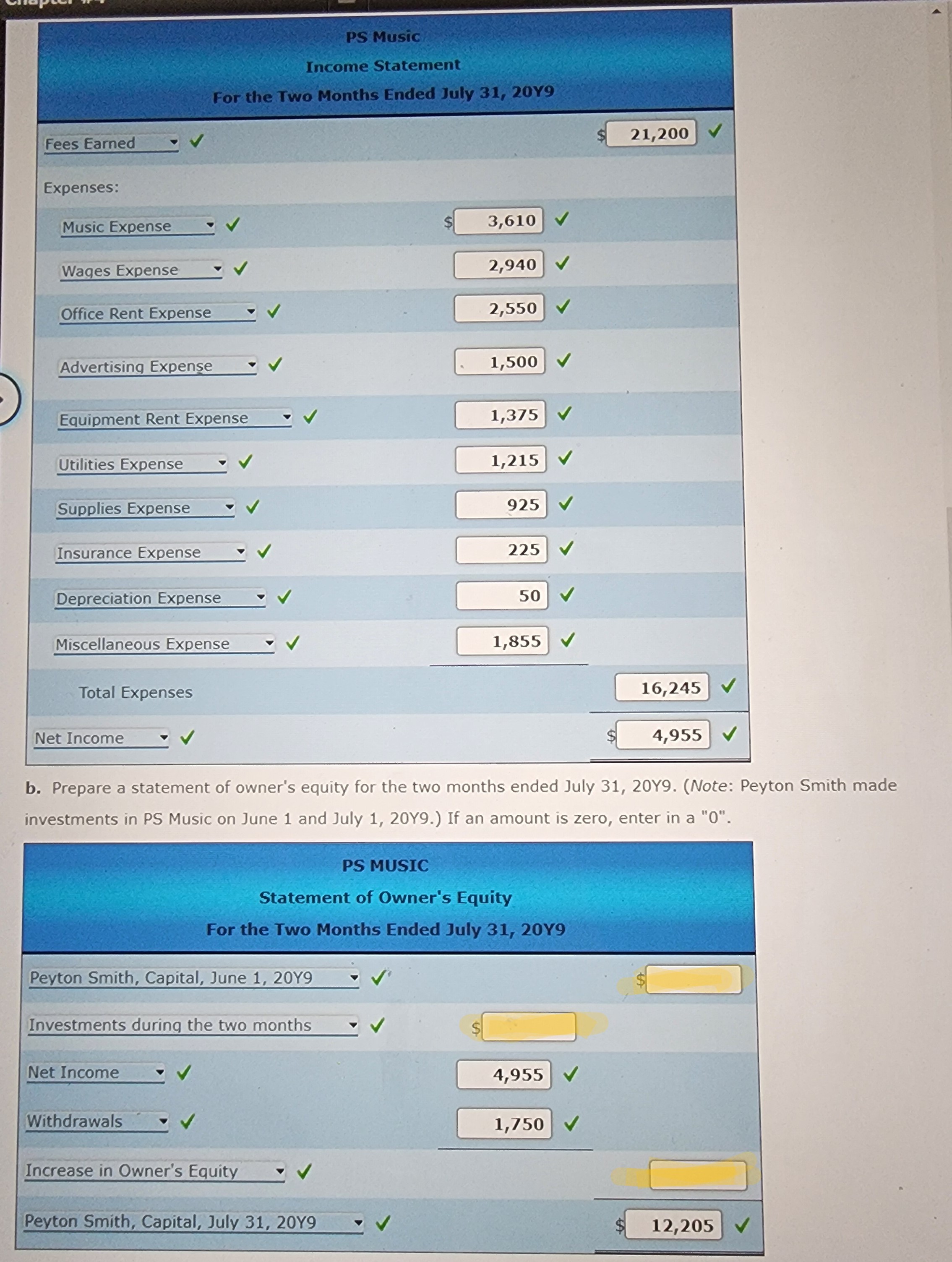 [SOLVED] Continuing Problem Chapter 4-Instruction #1 The adjusted trial ...