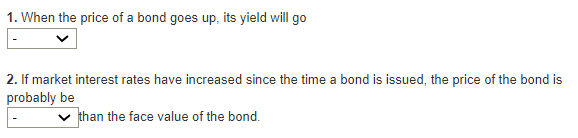 [SOLVED] Part III. Calculating bond yields and prices (answers to be ...