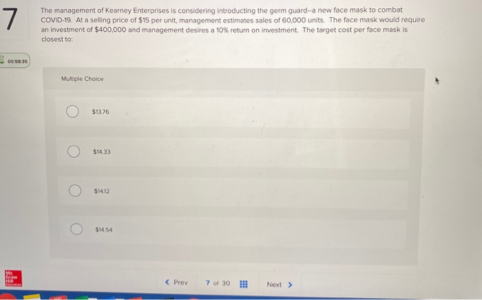[SOLVED] The management of Kearney Enterprises is considering ...
