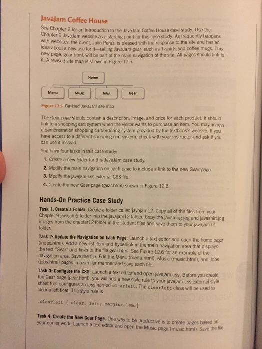 [SOLVED] Javajam Coffee House See Chapter 2 for an introduction to the ...
