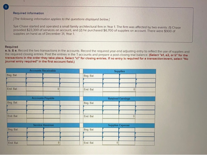 [SOLVED] Required information [The following information applies to the ...