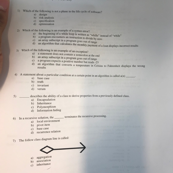 [SOLVED] 1) Which of the following is not a phase in the (1 Answer ...