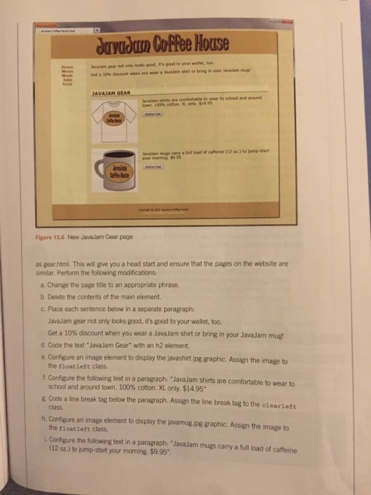 [SOLVED] Javajam Coffee House See Chapter 2 for an introduction to the ...