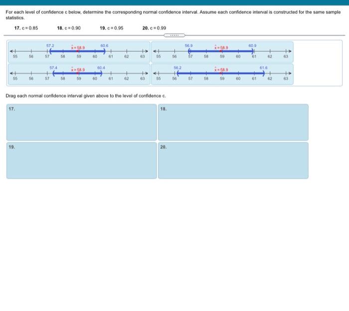 [SOLVED] For each level of confidence e below, determine the ...