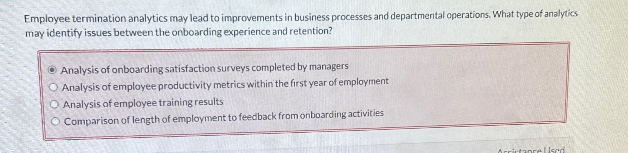 [SOLVED] Employee termination analytics may lead to improvements in ...