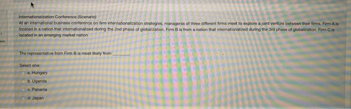 [SOLVED] International Business Easy Multiple choice questions Recently ...