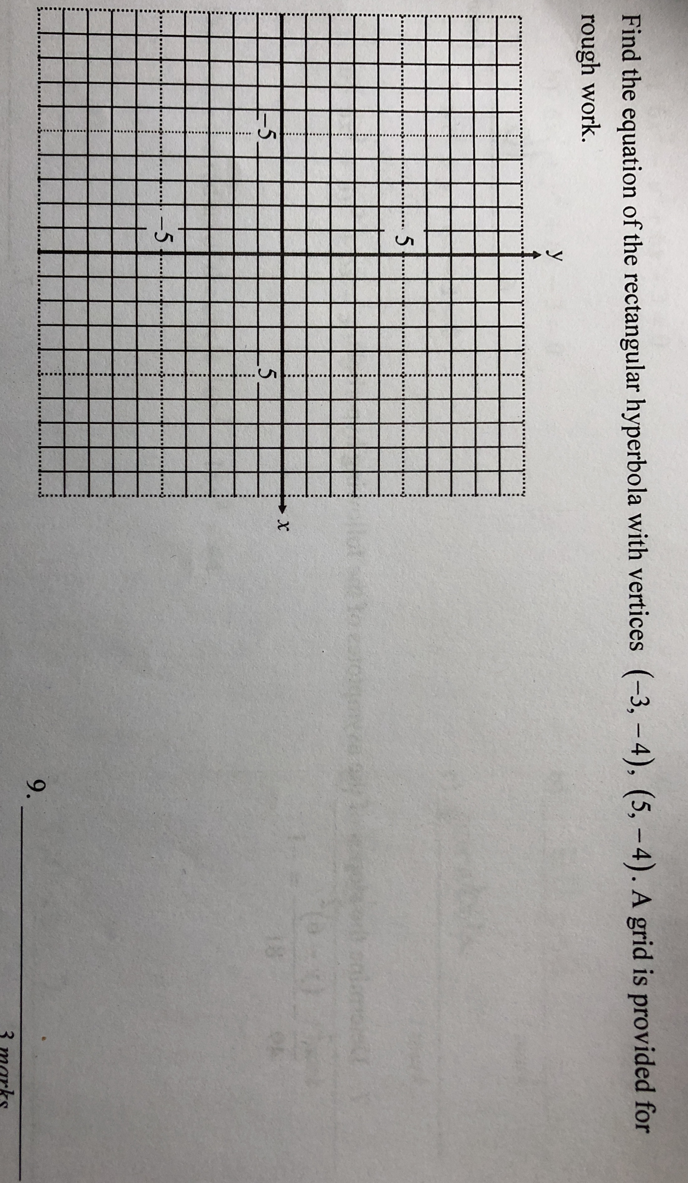 [SOLVED] How do I find the equation of the rectangular hyperbola with ...