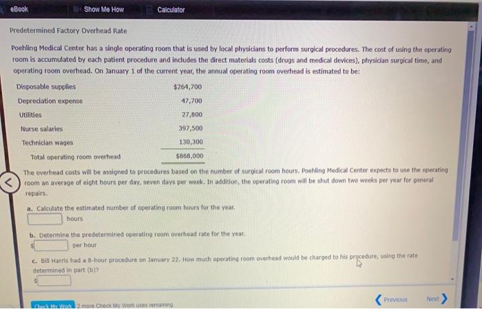 [SOLVED] eBook Show Me How Calculator Predetermined Factory Overhead ...