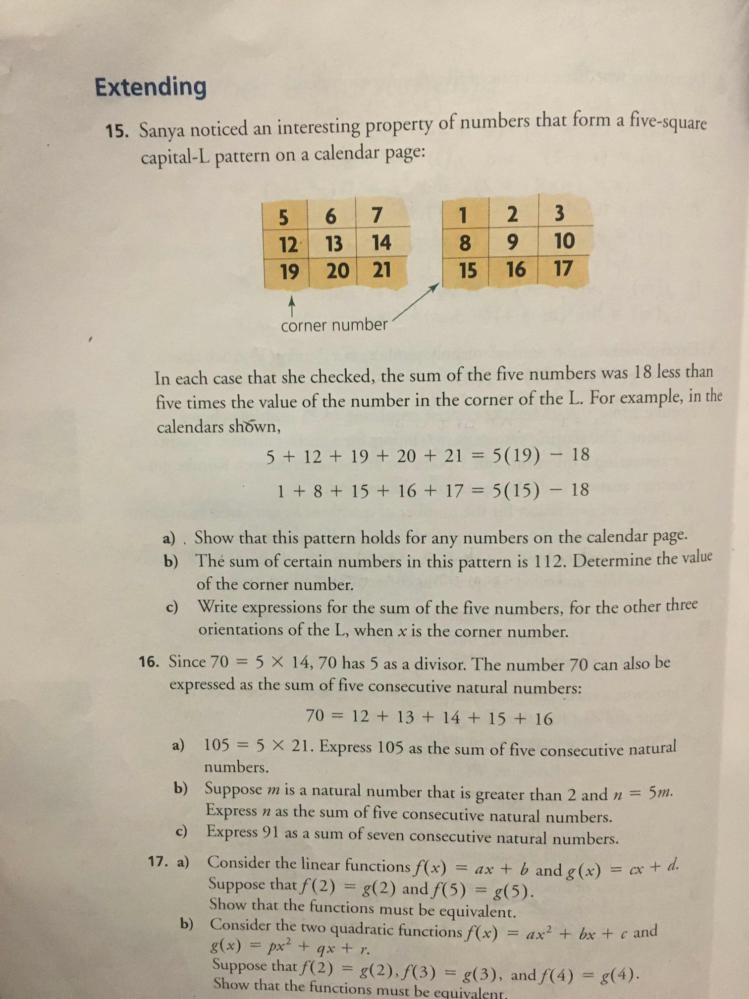[SOLVED] Extending 15. Sanya noticed an interesting property of numbers ...