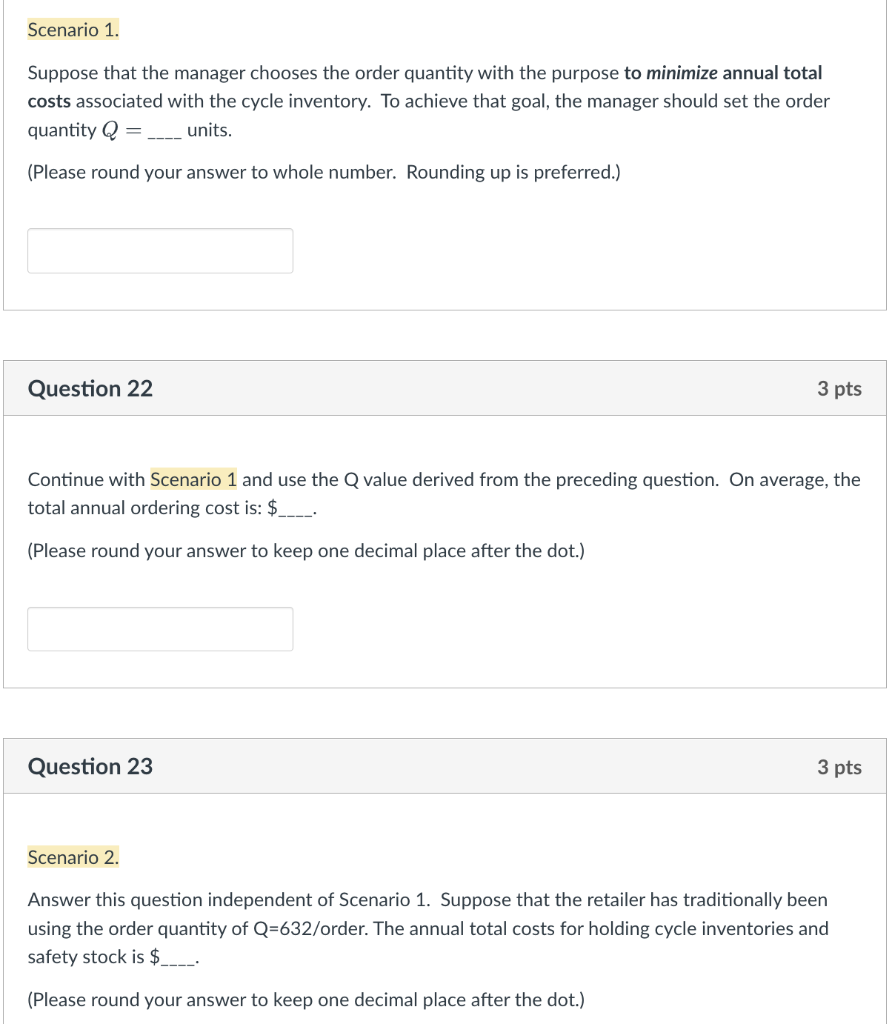 [SOLVED] Problem Statement: Continuous Review Inventory System A ...