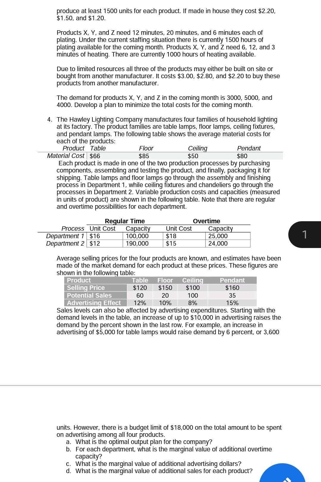 [SOLVED] Old MathJax webview 1. Acme Manufacturing makes a variety of ...