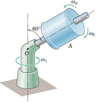 [SOLVED] The spool A rotates about its axis with an angular velocity (1 ...