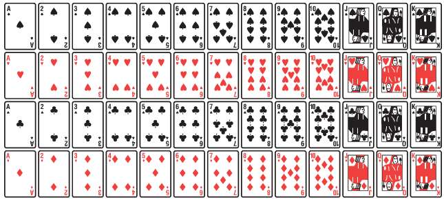[SOLVED] A standard deck of cards contains 52 cards, as shown in (1 ...