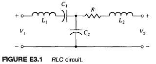 [SOLVED] For the circuit shown in Figure E3.1 identify a set of (1 ...