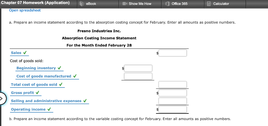 [SOLVED] Fresno Industries Inc. manufactures and sells high-quality ...