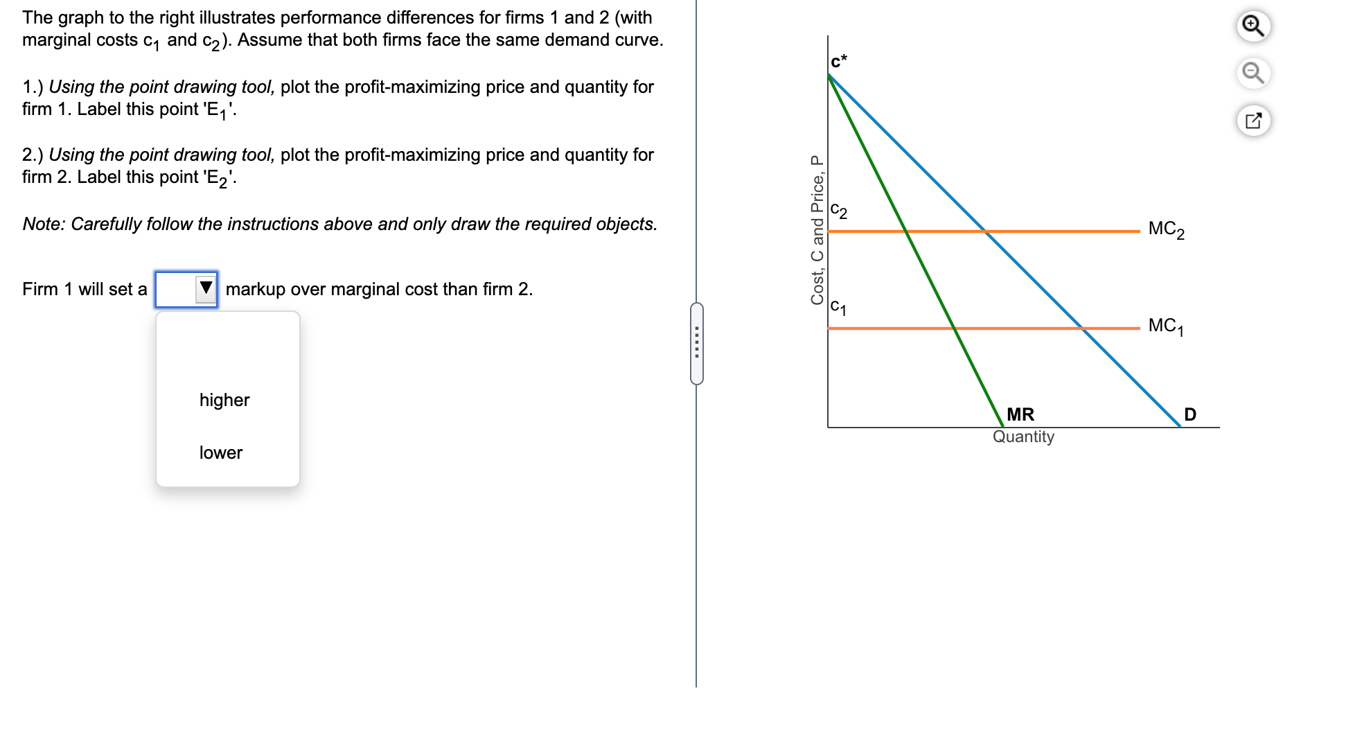 [SOLVED] The graph to the right illustrates performance differences for ...