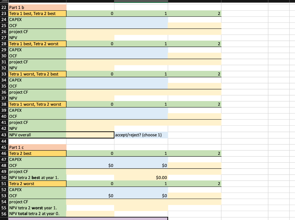 [SOLVED] Problem 1. In your new role as a project financial analyst, (1 ...