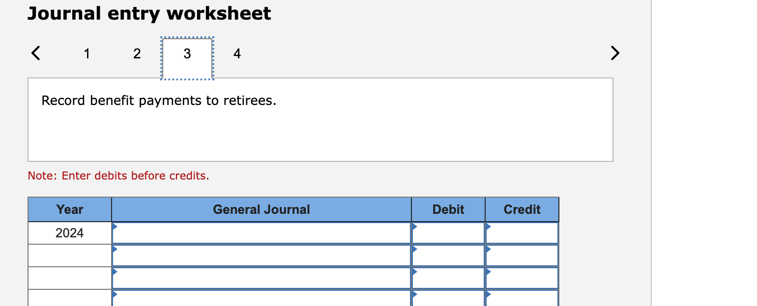 [SOLVED] Problem 17-12 (Algo) Determine pension expense; journal ...