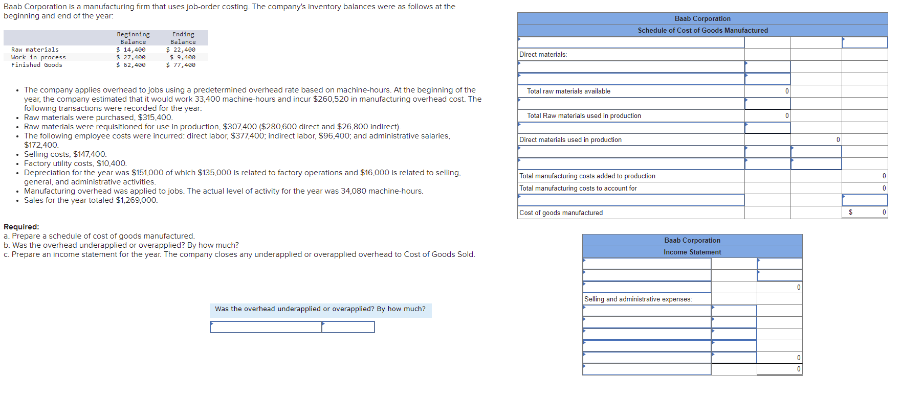 [SOLVED] Bb Corporation is a manufacturing firm that uses job-order ...